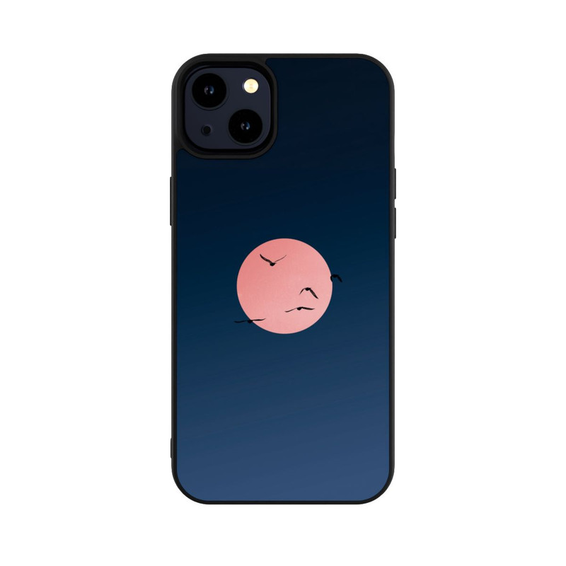 iPhone 14 Plus Base Case Summer Nights Red Moon