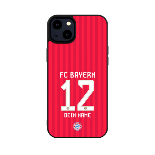 Apple iPhone 14 Plus Base Case FC Bayern München Trikot Personalisierbar 26-27