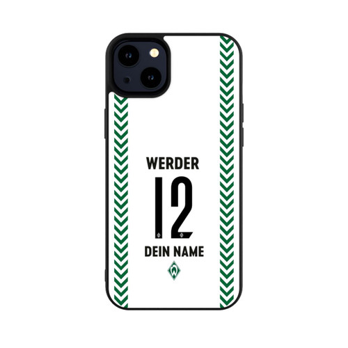 Apple iPhone 14 Plus Base Case Werden Bremen Trikot Personalisierbar 26-27