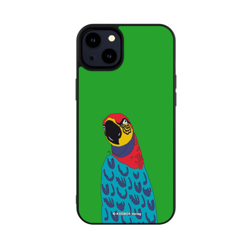 Apple iPhone 14 Plus Base Case Drei Fragezeichen und der Super-Papagei