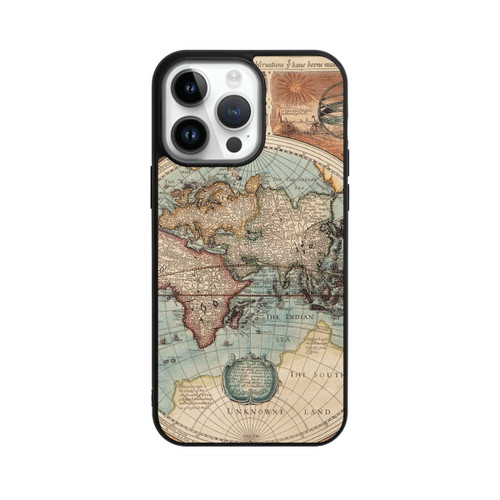 Apple iPhone 14 Pro Max Base Case Vintage Weltkarte
