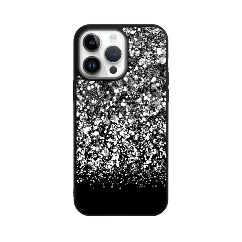 iPhone 14 Pro Max Base Case Schneefall Glitzerlook