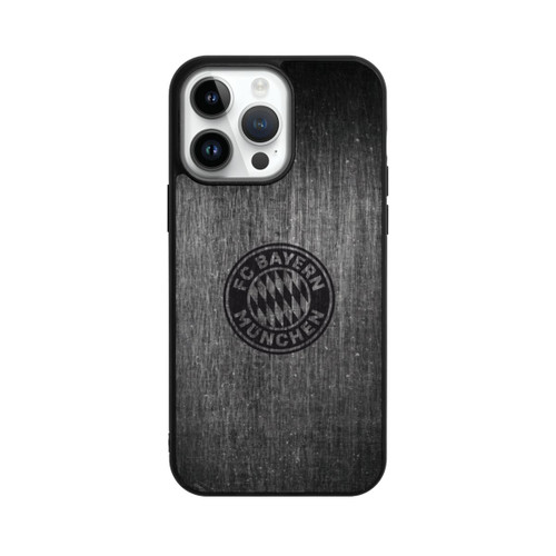 Apple iPhone 14 Pro Max Base Case Metalllook FCB Logo einfarbig