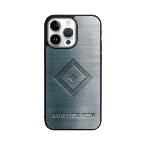 Apple iPhone 14 Pro Max Base Case Nur der HSV Metalllook