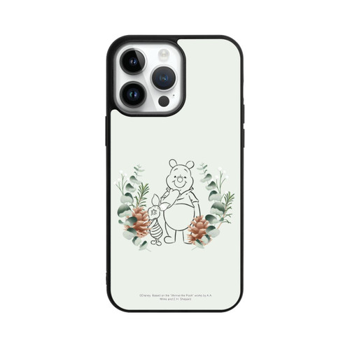 Apple iPhone 14 Pro Max Base Case Grüne Liebe Puuh und Ferkel