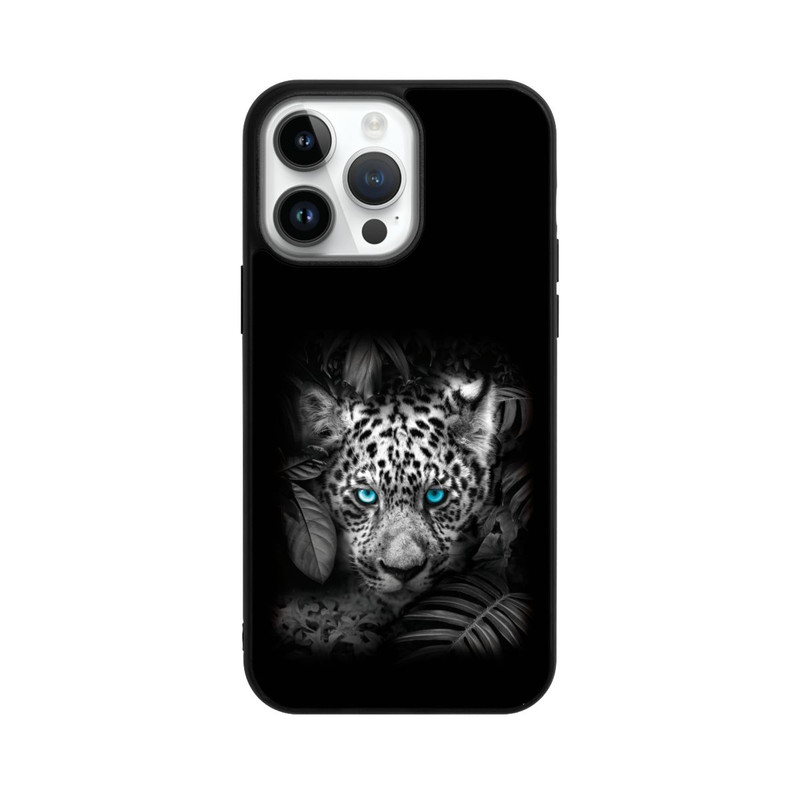 iPhone 14 Pro Max Base Case Jaguar Schwarz Dschungel