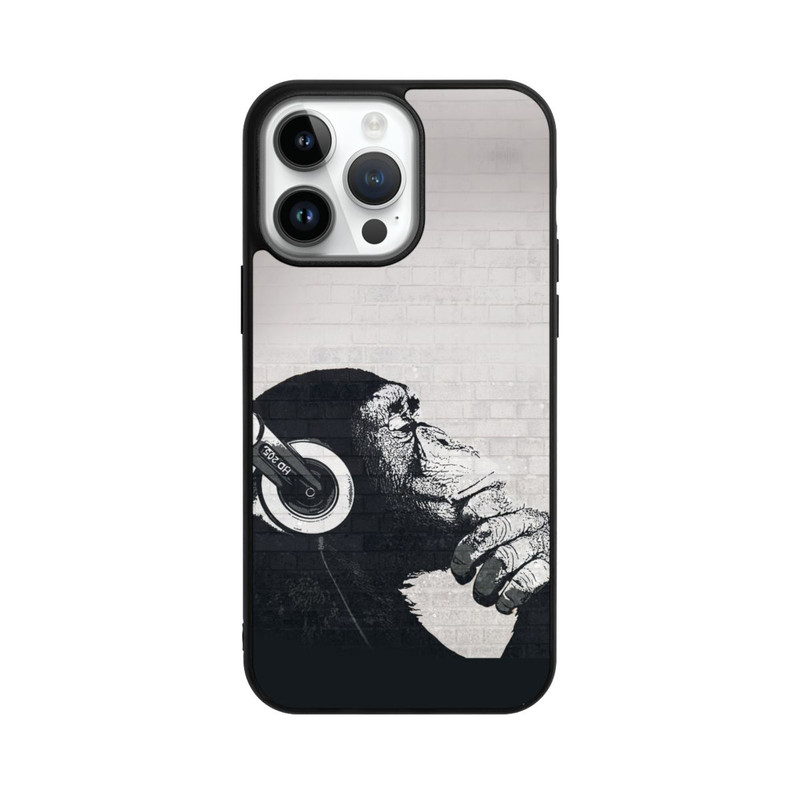 iPhone 14 Pro Max Base Case Musiker Affe