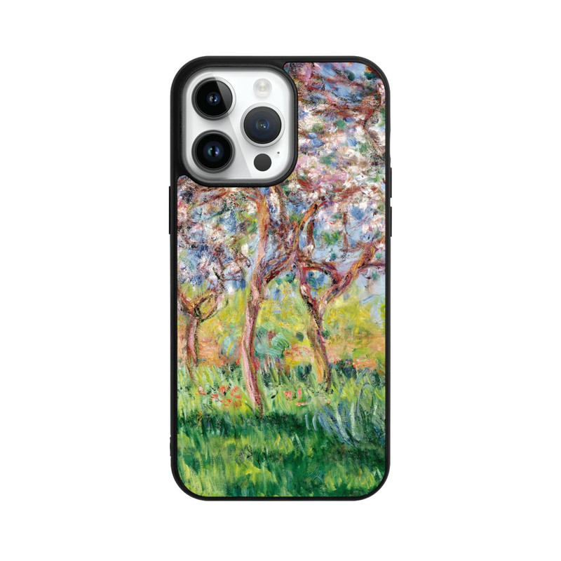 iPhone 14 Pro Max Base Case Der Printemps in Giverny von Claude Monet