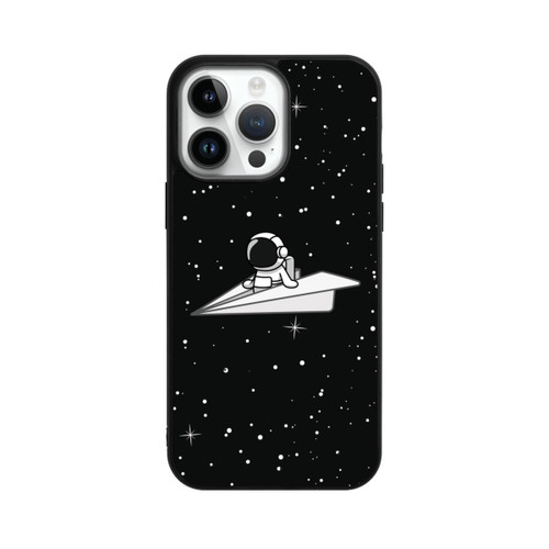 Apple iPhone 14 Pro Max Base Case Astronaut Paper Plane Comic