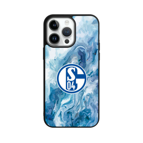 Apple iPhone 14 Pro Max Base Case Schalke 04 Flüssig Blau