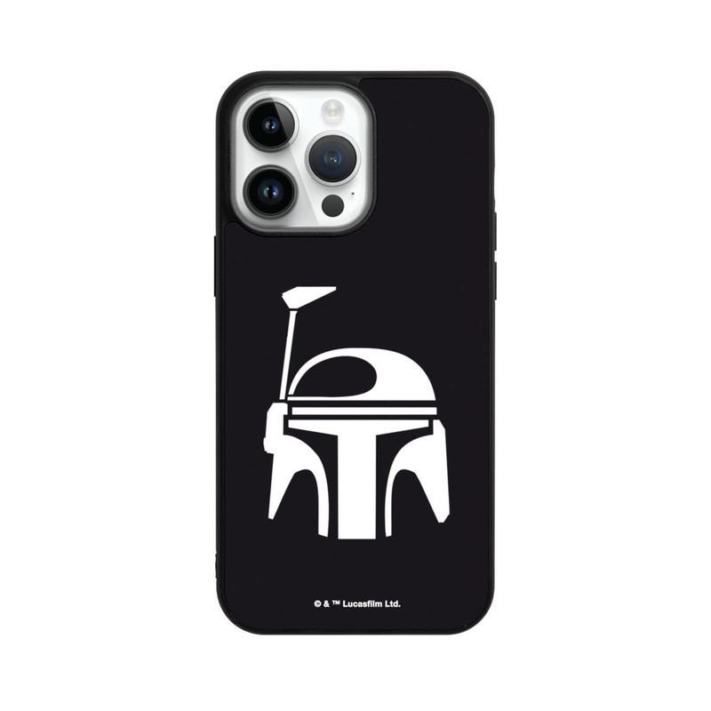 iPhone 14 Pro Max Base Case Boba Fett Helm Schwarz