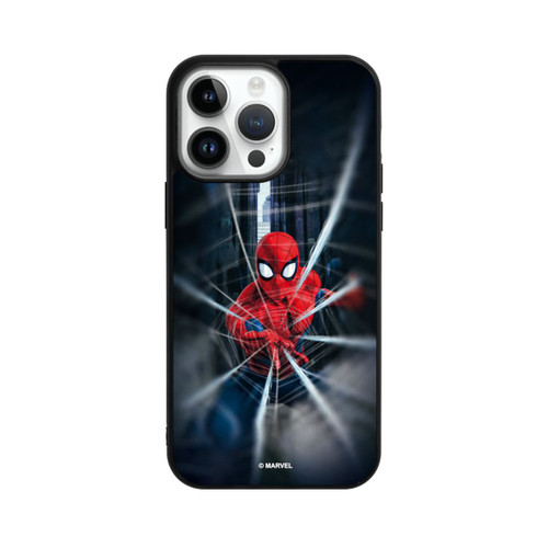 Apple iPhone 14 Pro Max Base Case Spider-Man Webs In Action