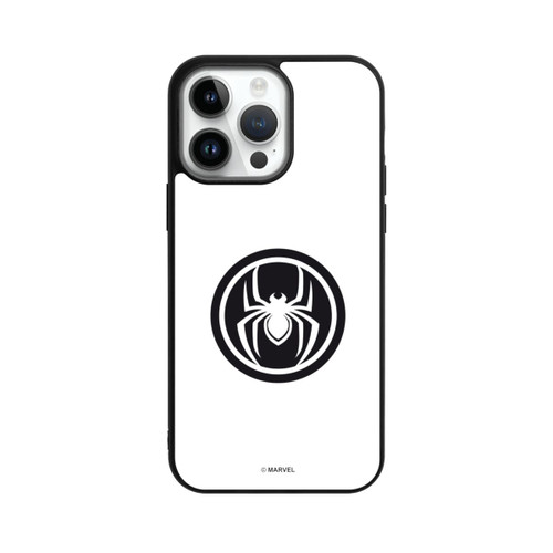 Apple iPhone 14 Pro Max Base Case Spider-Man Logo White