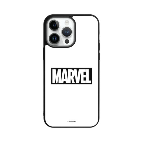 Apple iPhone 14 Pro Max Base Case Marvel Logo White