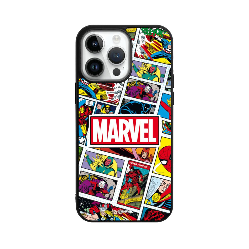 iPhone 14 Pro Max Base Case Marvel Comic Pattern