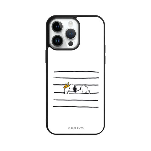 Apple iPhone 14 Pro Max Base Case Snoopy Woodstock Streifen