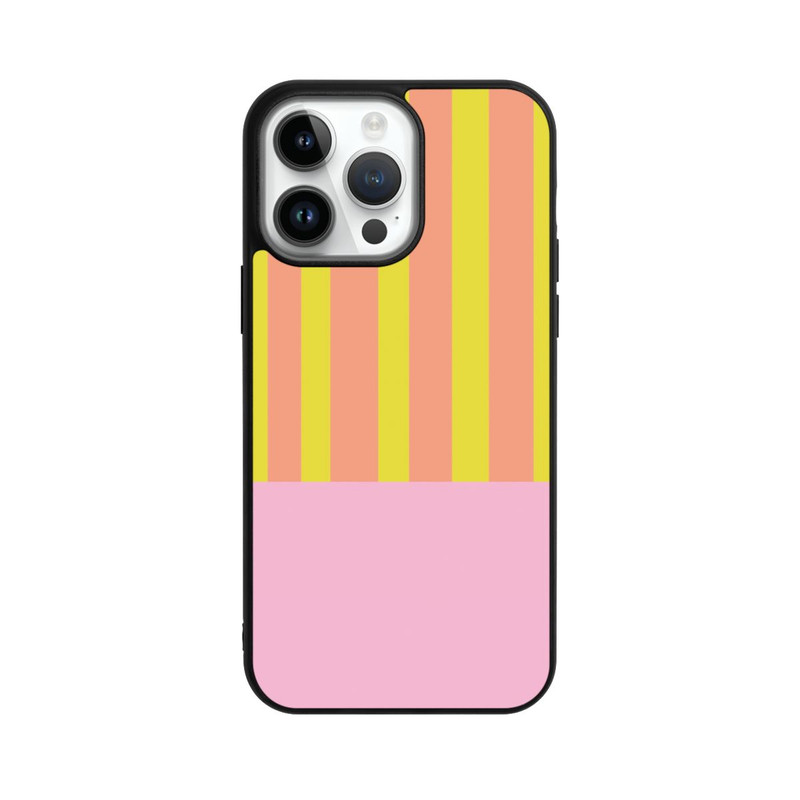 iPhone 14 Pro Max Base Case Neonfarbige Streifen