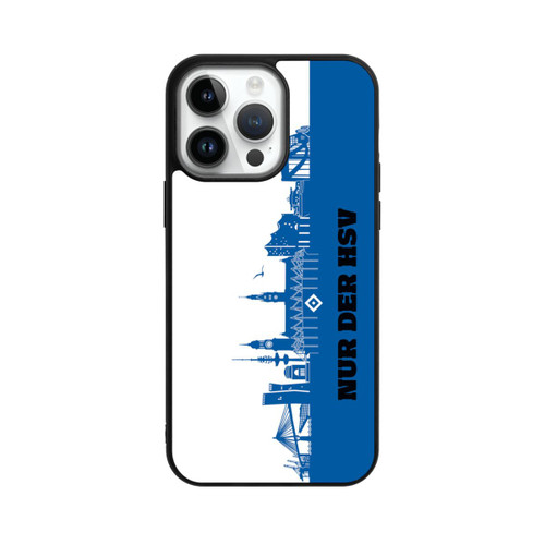 Apple iPhone 14 Pro Max Base Case HSV Skyline Blau Weiß