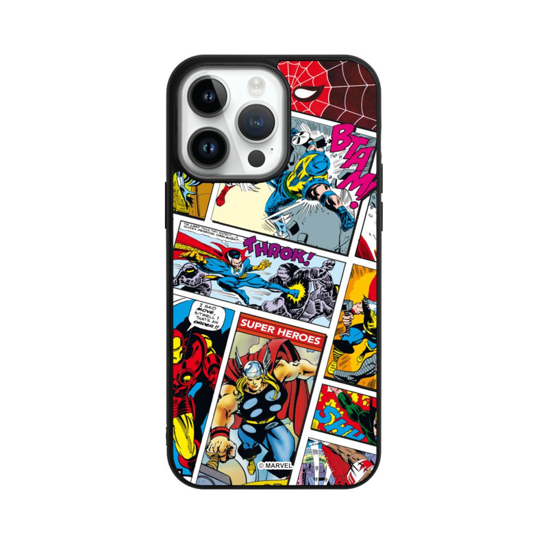 iPhone 14 Pro Max Base Case Marvel Retro Comic Blue