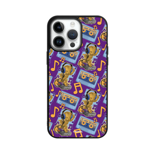 Apple iPhone 14 Pro Max Base Case Groot Comic Headphones Guardians of the Galaxy