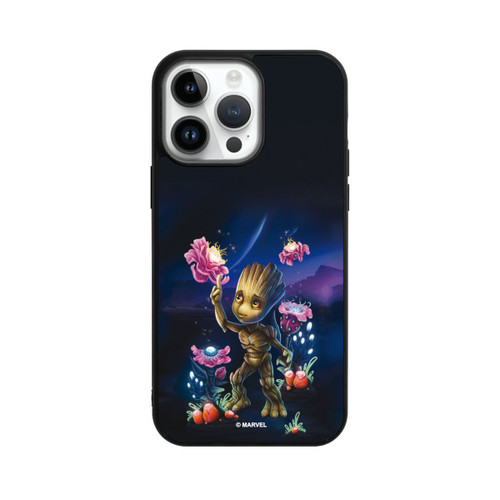 Apple iPhone 14 Pro Max Base Case Baby Groot Blumen