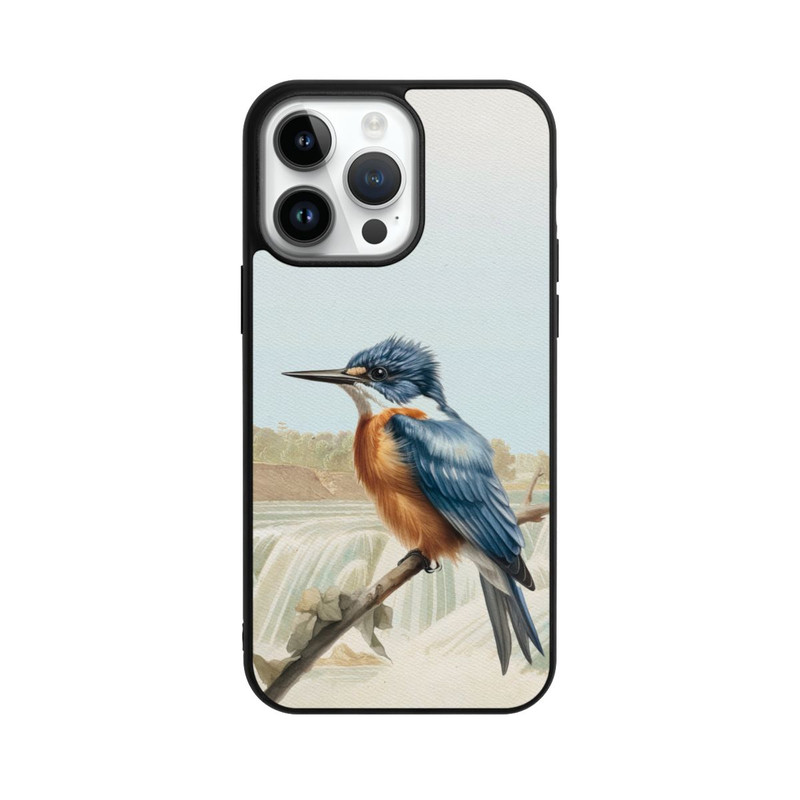 iPhone 14 Pro Max Base Case Eisvogel Retro