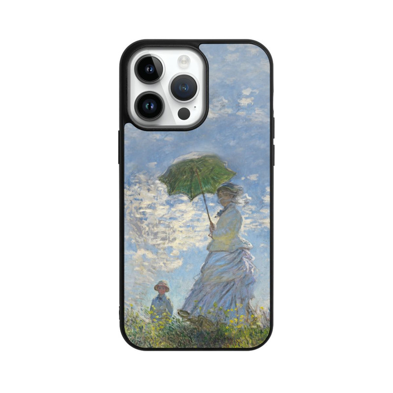 iPhone 14 Pro Max Base Case Frau mit Sonnenschirm - Monet