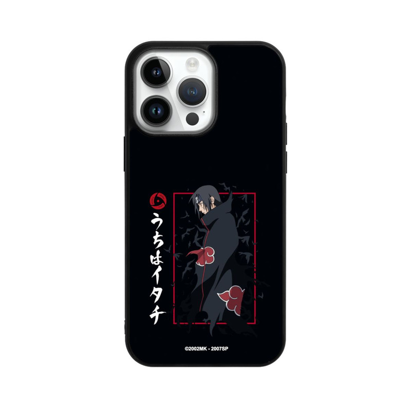 iPhone 14 Pro Max Base Case Itachi Krähen Schwarz
