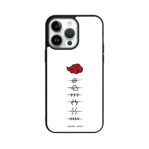 Apple iPhone 14 Pro Max Base Case Akatsuki Mitgliedersymbole Weiß