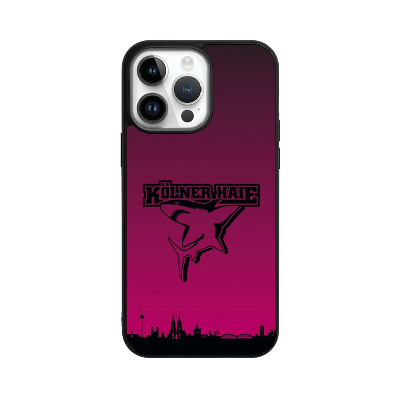 iPhone 14 Pro Max Base Case Kölner Haie Skyline Pink