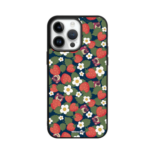 Apple iPhone 14 Pro Max Base Case Lotso Toy Story Strawberry Flower Pattern