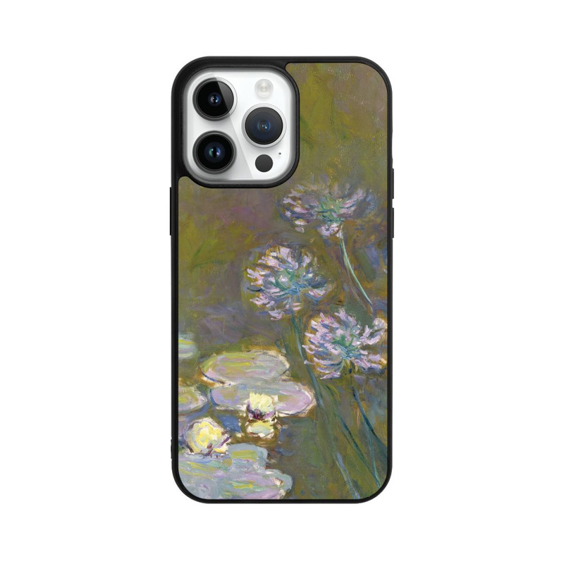 iPhone 14 Pro Max Base Case Waterlilies and Agapanthus