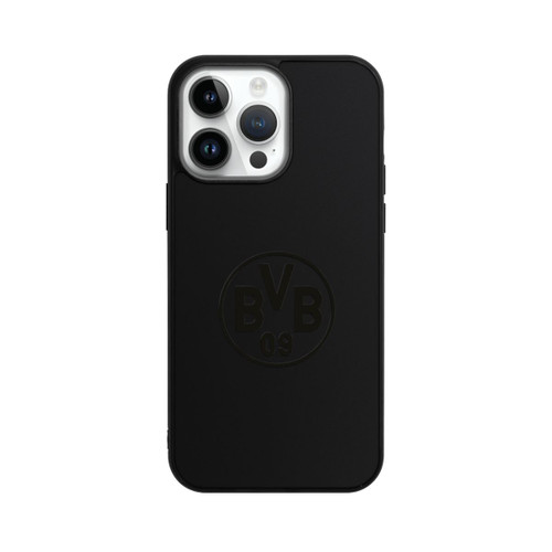 Apple iPhone 14 Pro Max Base Case BVB Logo Schwarz Transparent