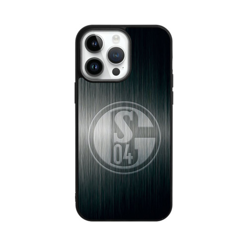 Apple iPhone 14 Pro Max Base Case Schalke 04 Metall Look