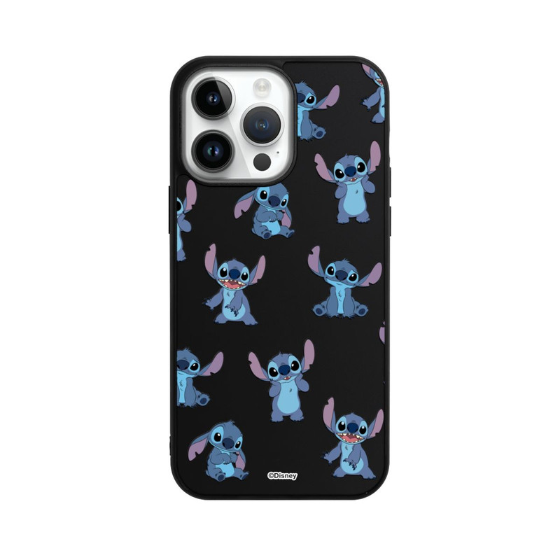 iPhone 14 Pro Max Base Case Stitch Faces Pattern Transparent