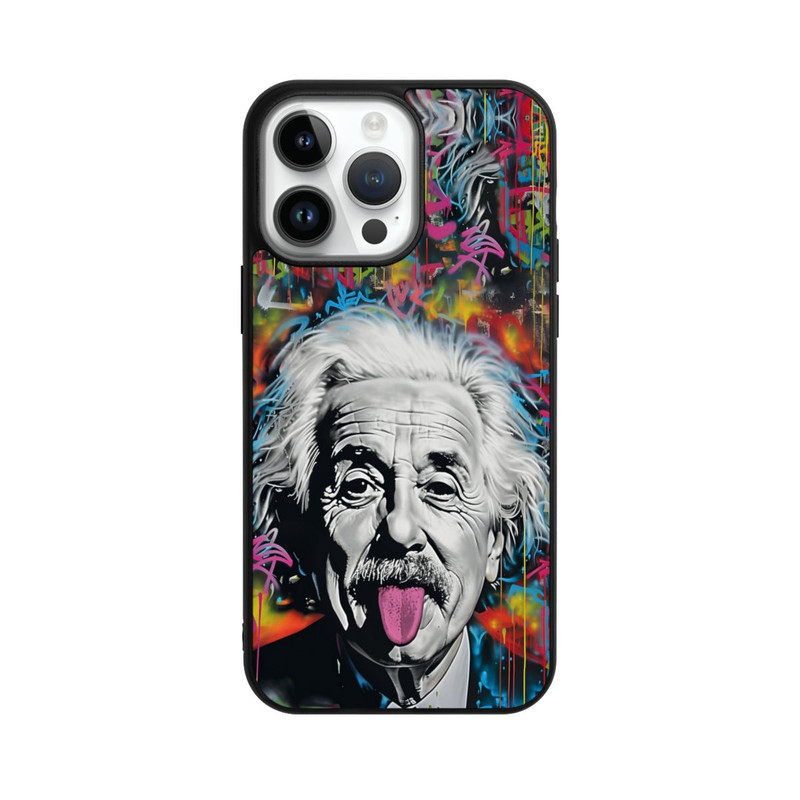 iPhone 14 Pro Max Base Case Physiker Bunte Zunge Raus