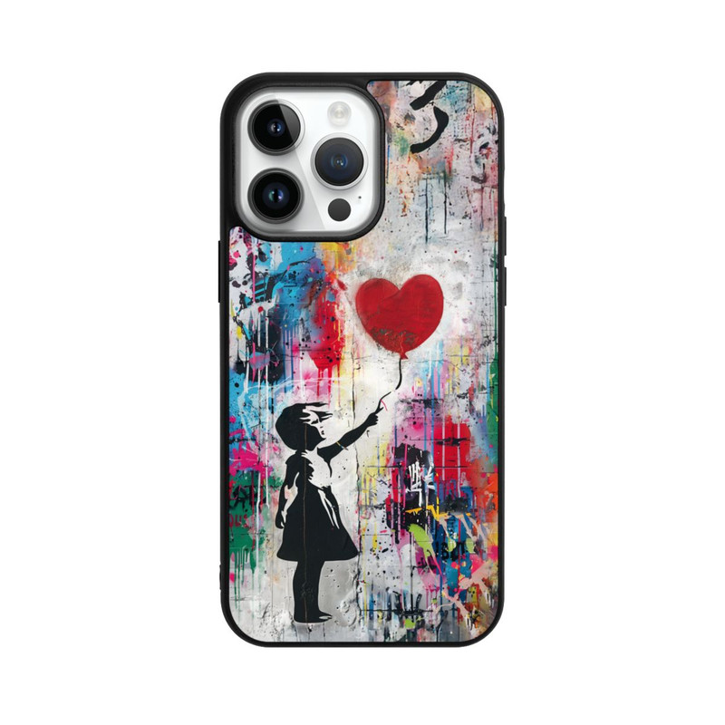 iPhone 14 Pro Max Base Case Balloon Girl Colorful