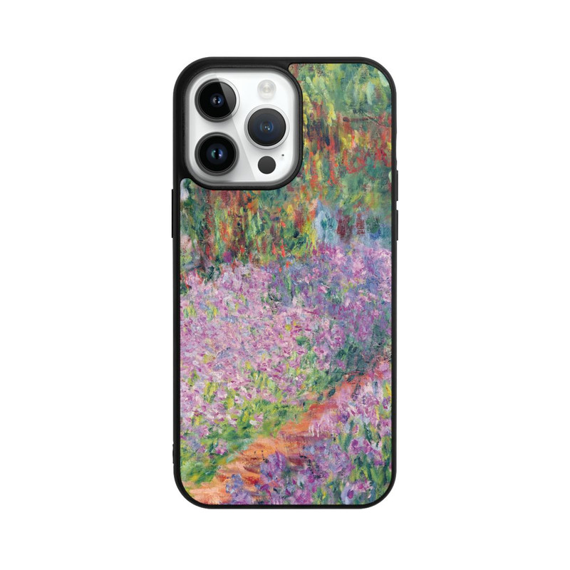iPhone 14 Pro Max Base Case The Artists Garden at Giverny by Claude Monet
