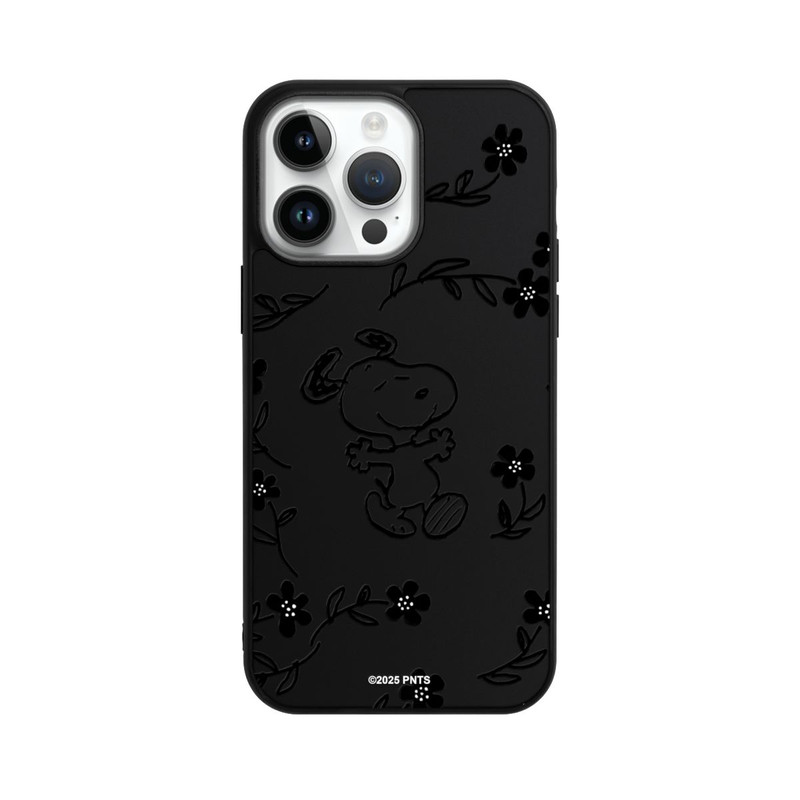 iPhone 14 Pro Max Base Case Snoopy und Flowers Transparent