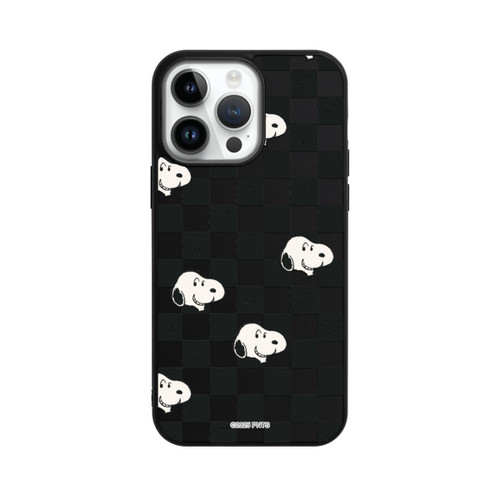 Apple iPhone 14 Pro Max Base Case Snoopy Checked Pattern