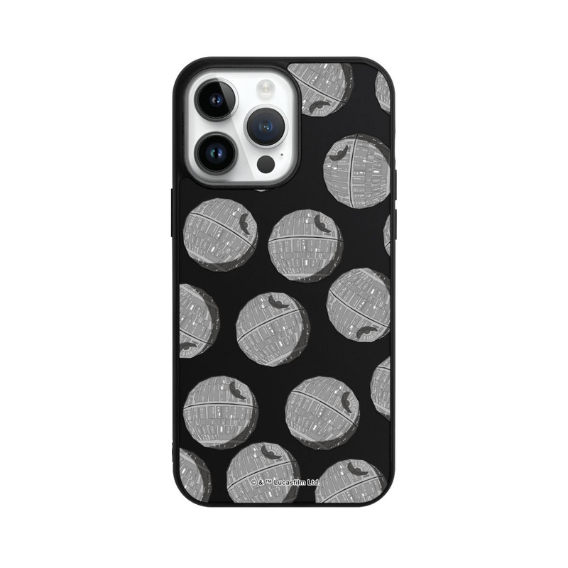 iPhone 14 Pro Max Base Case death-star-pattern-transparent