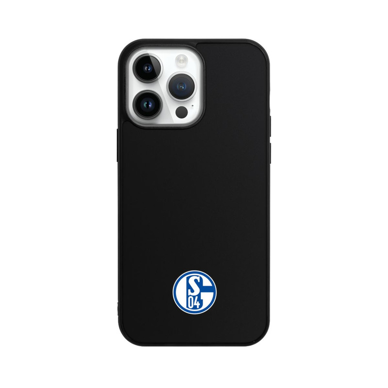 iPhone 14 Pro Max Base Case FC Schalke 04 Logo Klein Transparent