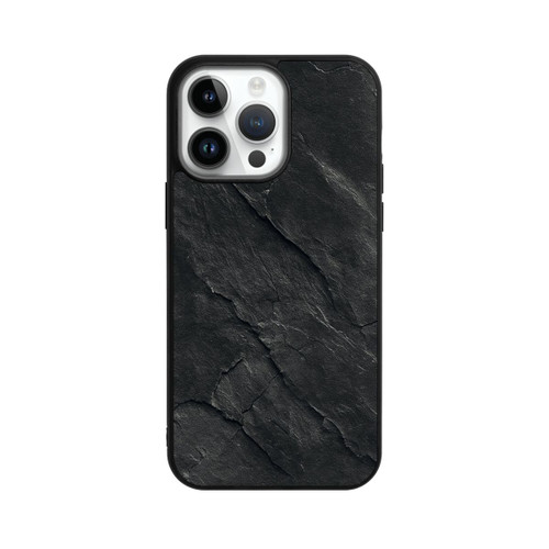 Apple iPhone 14 Pro Max Base Case Dunkler Schiefer Look