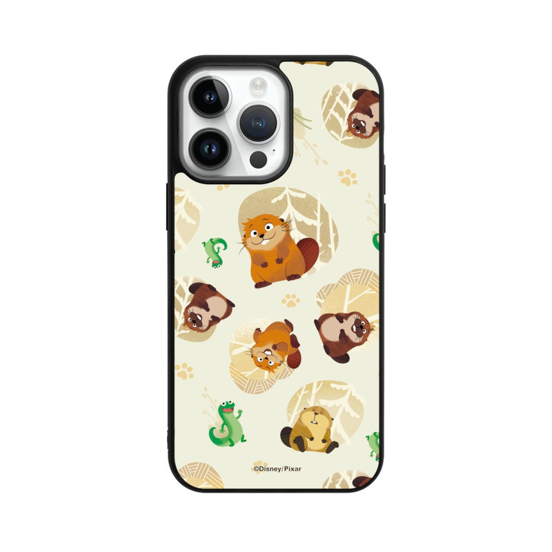 iPhone 14 Pro Max Base Case Hoppers Muster Gelb