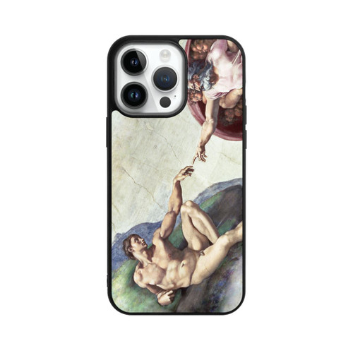 Apple iPhone 14 Pro Max Base Case Michelangelo Buonarroti Erschaffung von Adam