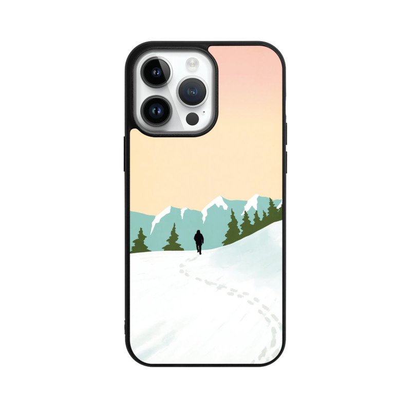 iPhone 14 Pro Max Base Case Winter Wanderer by Roberta Murray