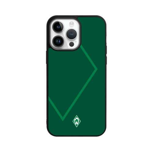Apple iPhone 14 Pro Max Base Case Werder Grün Rautenelement