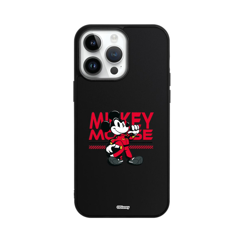 iPhone 14 Pro Max Base Case Micky Maus Rennfahrer Transparent