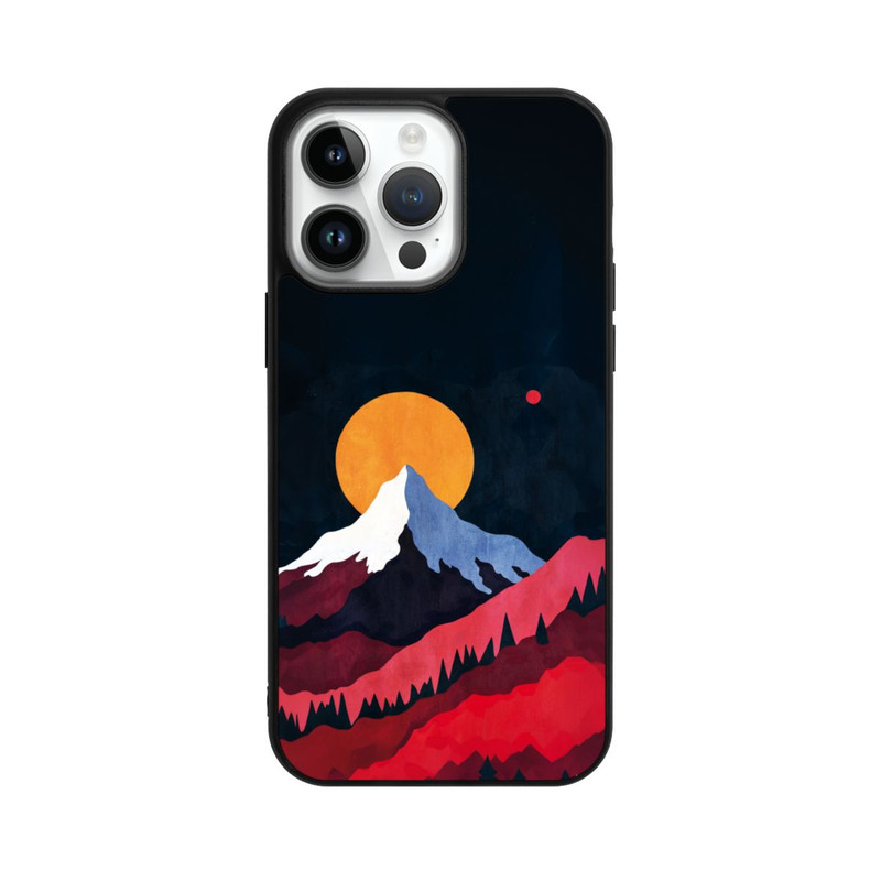 iPhone 14 Pro Max Base Case Mont Blanc Abstrakt