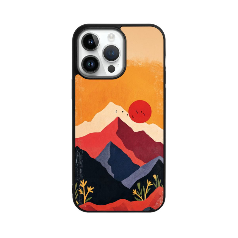 iPhone 14 Pro Max Base Case Les Alpes En Rouge